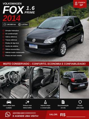 VOLKSWAGEN FOX 1.6 MI HIGHLINE 8V FLEX 4P MANUAL